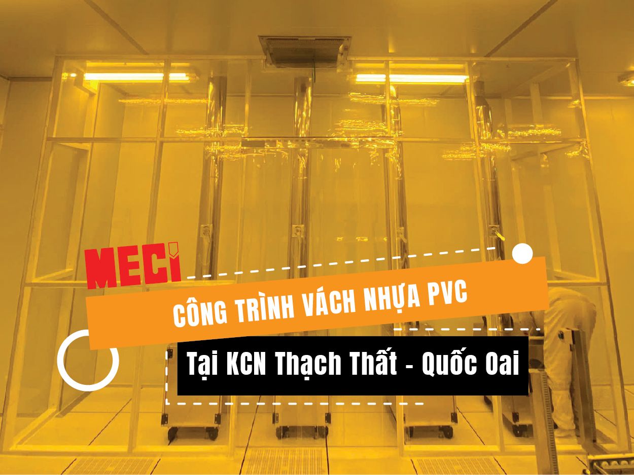 Công Trình Vách Nhựa PVC Lắp Đặt Tại KCN Thạch Thất - Quốc Oai