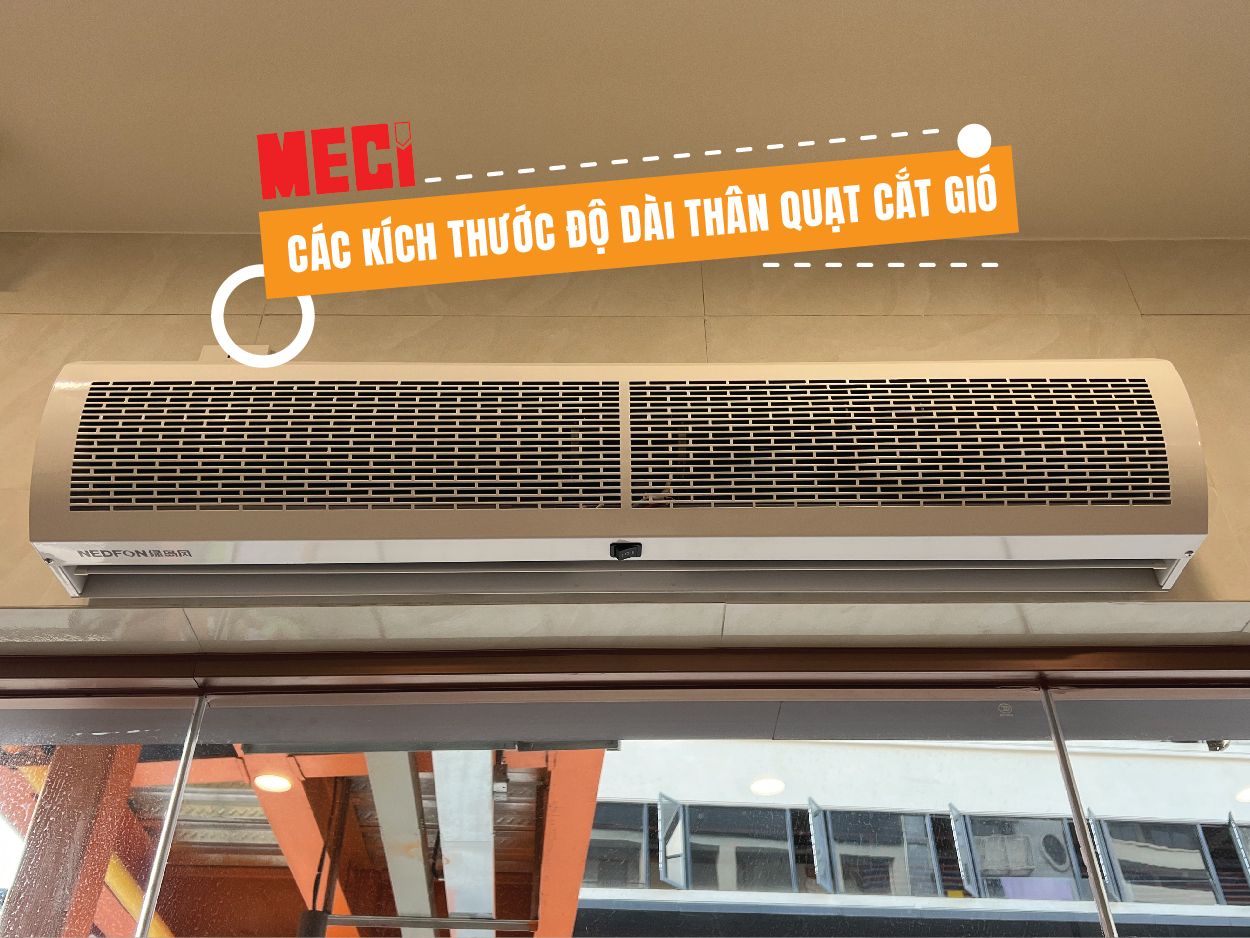 Các Kích Thước Độ Dài Thân Quạt Cắt Gió