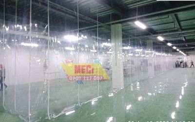 Lắp Đặt Rèm Nhựa PVC Chống Tĩnh Điện Tại Vĩnh Phúc