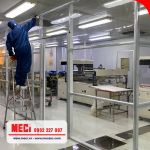 Vách Nhựa PVC Trong Chống Bụi, Ngăn Lạnh, Không Vỡ Vụn