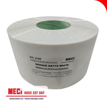 Cuộn Màng Nhựa PVC Cản Sáng Màu Trắng Đục & Xám