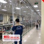 Rèm Nhựa PVC Khổ Lớn Lắp Đặt Kéo Ngang - Rèm Kéo Di Động
