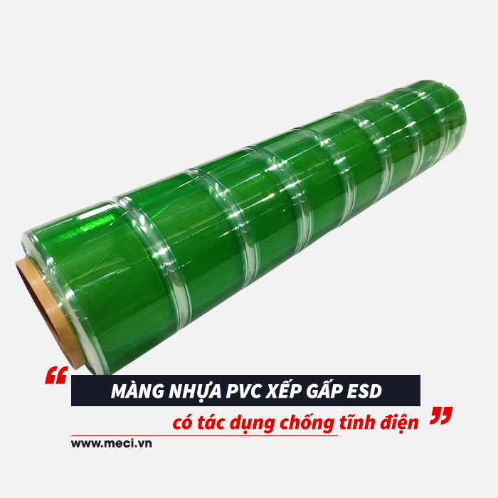 Cuộn nhựa pvc xếp gấp
