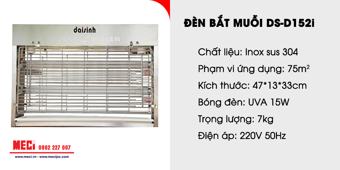 Đèn bắt muỗi DS0D152i