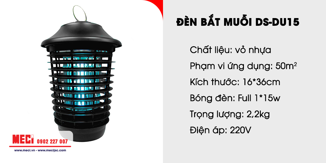 ĐÈN BẮT MUỖI DS-DU15
