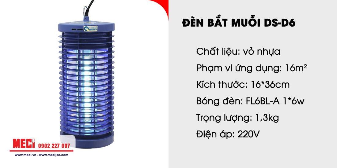 ĐÈN BẮT MUỖI DS-DU6