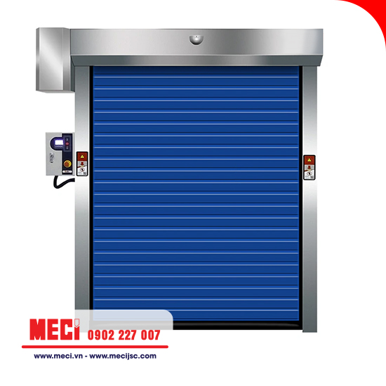 Cửa cuốn nhanh kho lạnh meci