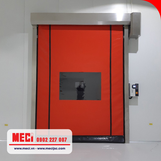 Cửa cuốn nhanh tự phục hồi MECI