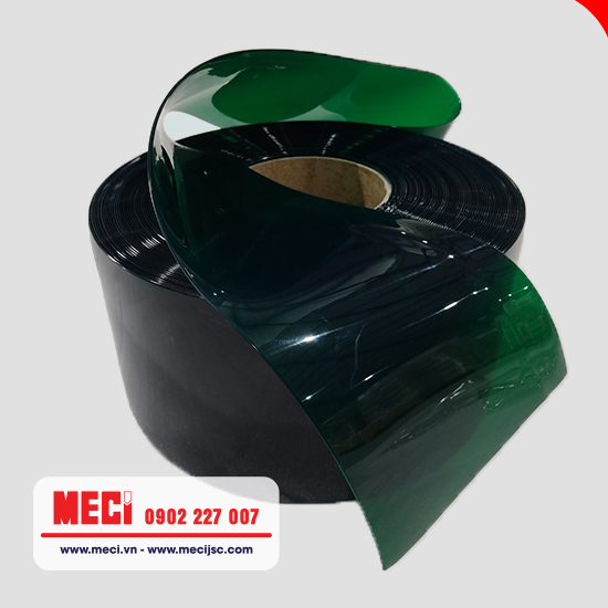 Cuộn màng nhựa pvc màu xanh đen