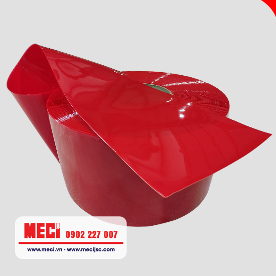 Cuộn màng nhựa pvc màu đỏ
