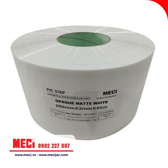 Cuộn nhựa pvc màu trắng đục (trắng sữa)