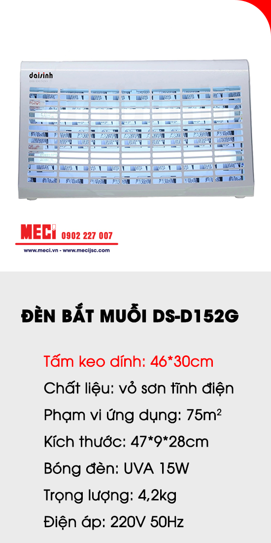 ĐÈN BẮT MUỖI DS-D152g