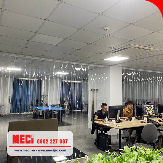 Rèm nhựa pvc trong ngăn lạnh