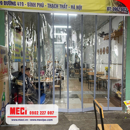 Rèm có độ trong cao, không cản tầm nhìn